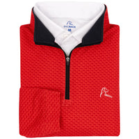 North State Performance Q-Zip | The North State - Classic Red/Carmine Red - NC