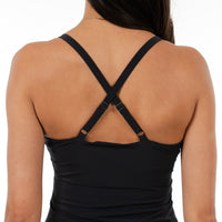 Demi Active Dress | Solid - Midnight Black