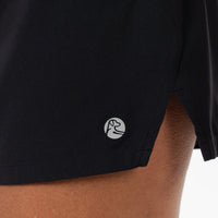 Sunrise Active Short | Solid - Midnight Black