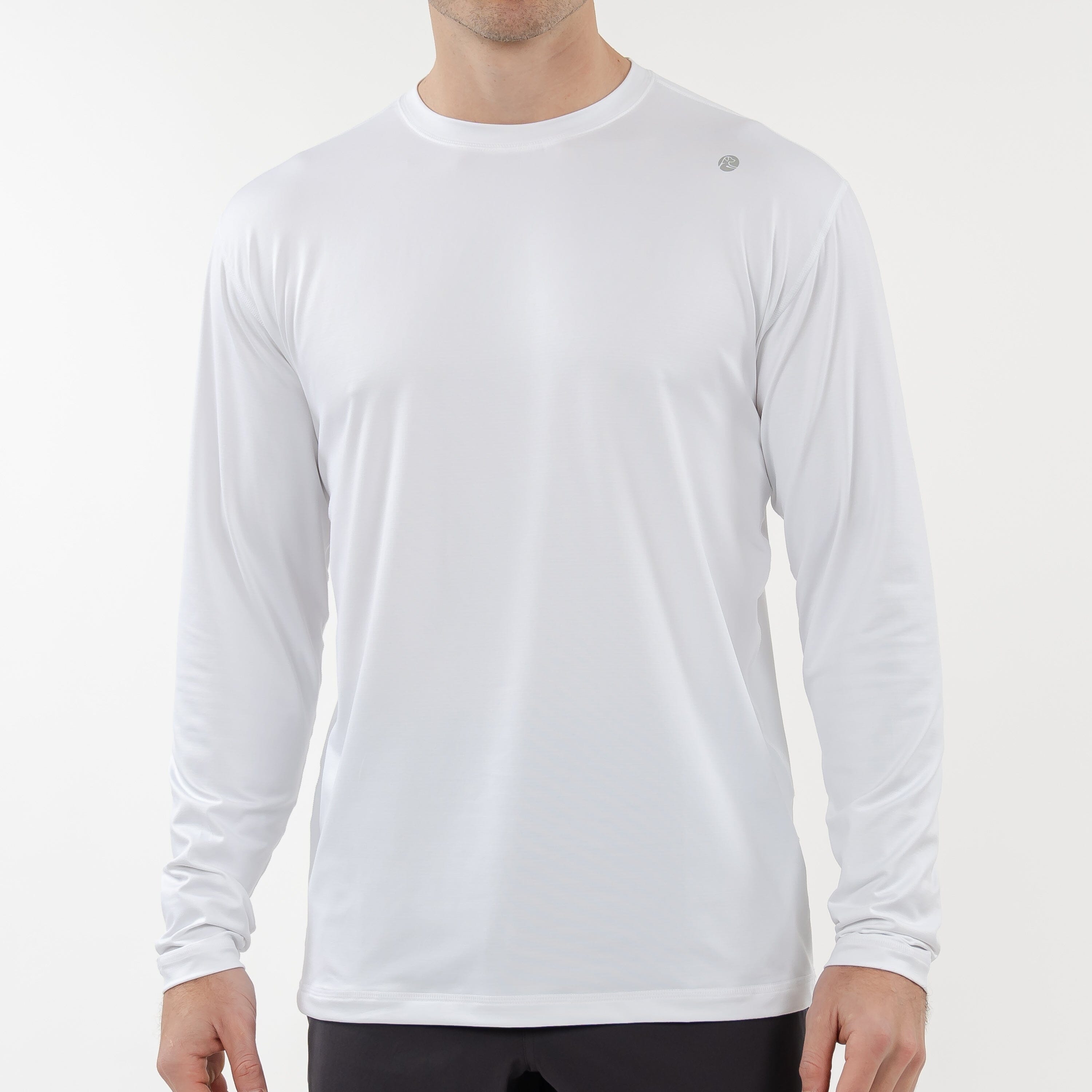 Blitz Tech Long Sleeve Tee | Solid - White