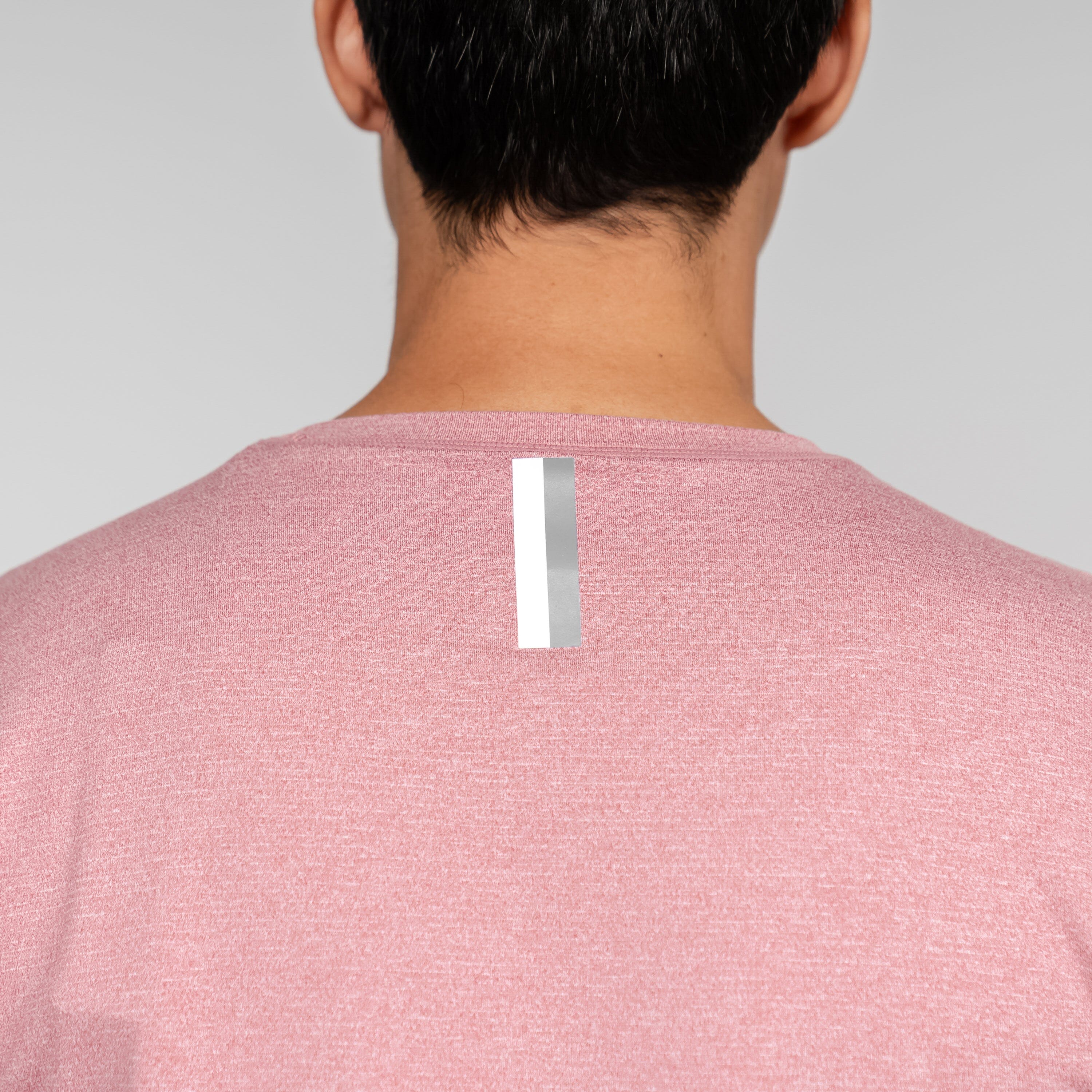 Blitz Tech Long Sleeve Tee | Heather - Red Card Red/White