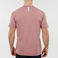 Blitz Tech Tee | Heather - Red Card Red/White