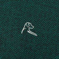 Herringbone Jacquard Performance Q-Zip | The Herringbone - Ponderosa Green/Emerald Green