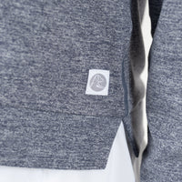 Tempo Performance Full-Zip Hoodie | Heather - Steel Grey/White