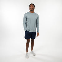 Blitz Tech Long Sleeve Tee | Heather - Stinger Green/White