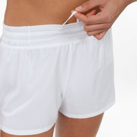 Sunrise Active Short | Solid - White