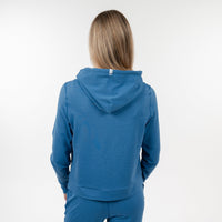 Tempo Performance Hoodie | Heather - Stone Blue/Vintage Blue