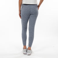 Tempo Performance Jogger | Heather - Steel Grey/White