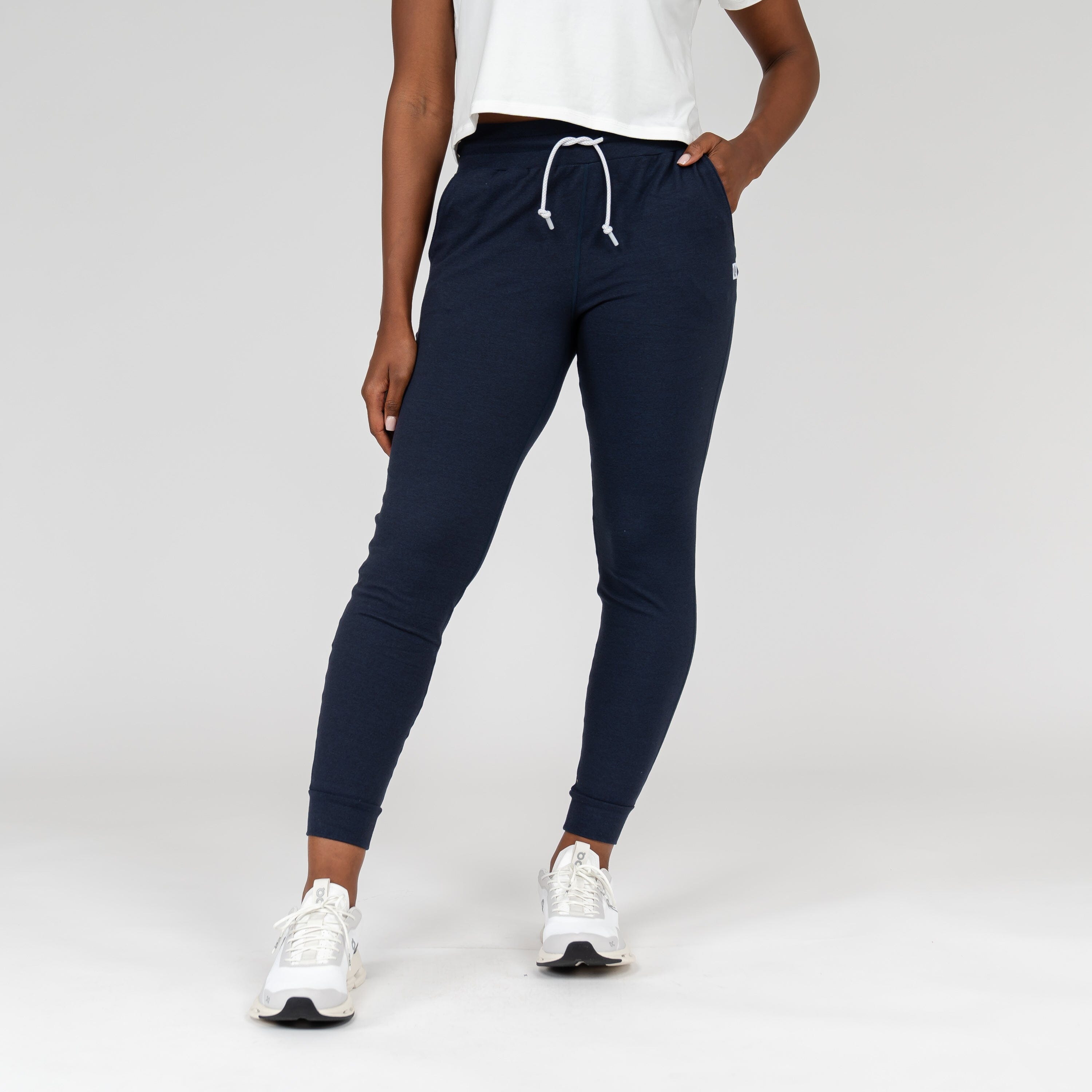 Tempo Performance Jogger | Heather - Fleet Navy/Nightshade