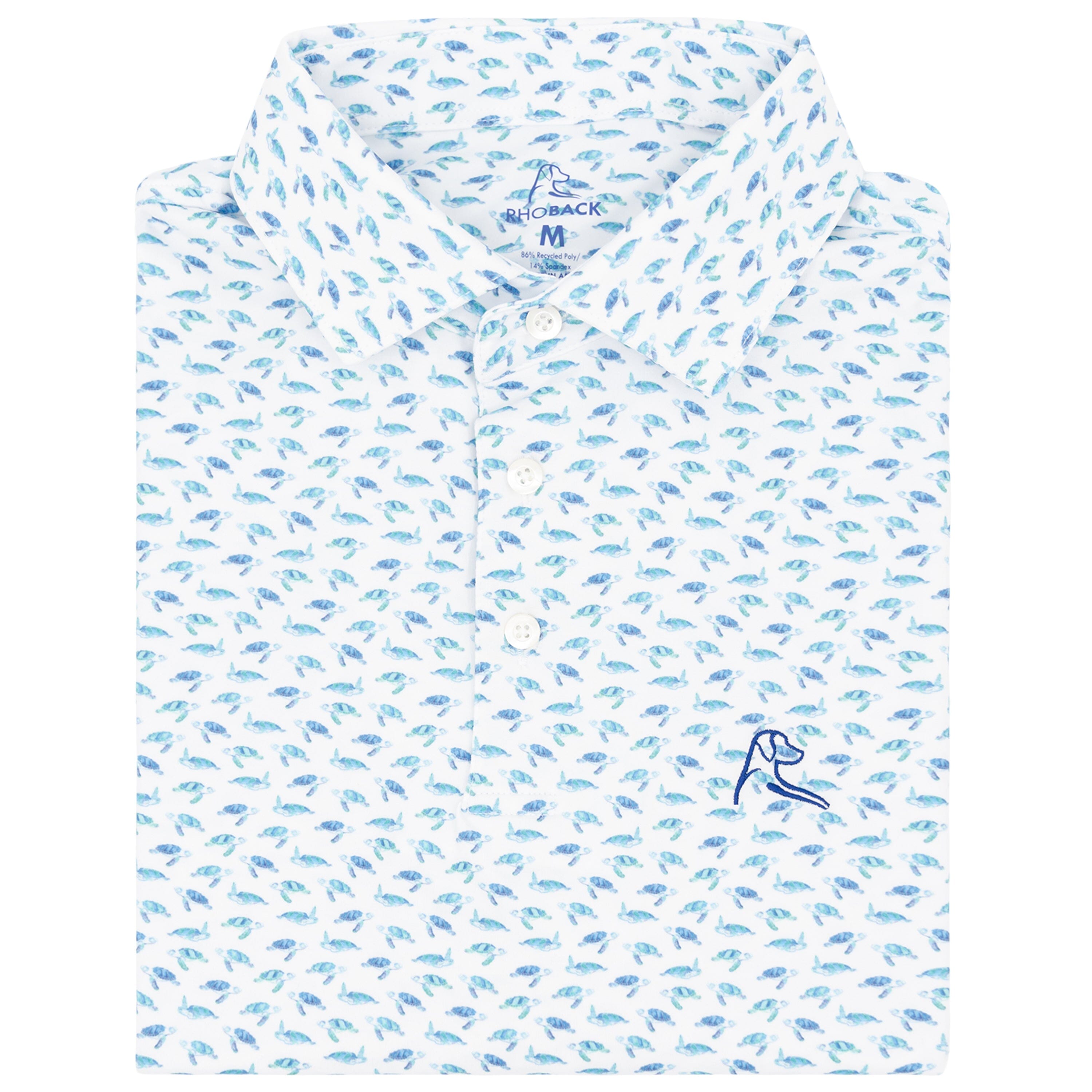 The Turtle Tracker Performance Polo | The Turtle Tracker - White