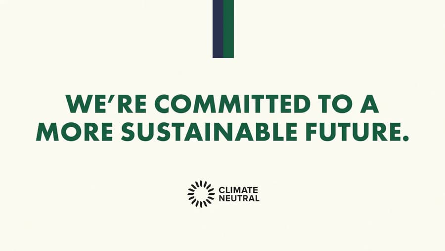 We’re Committed To A More Sustainable Future