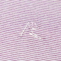 The Whaler Heather Stripe | Performance Polo | The Whaler Heather Stripe - Big Easy Lavender/White