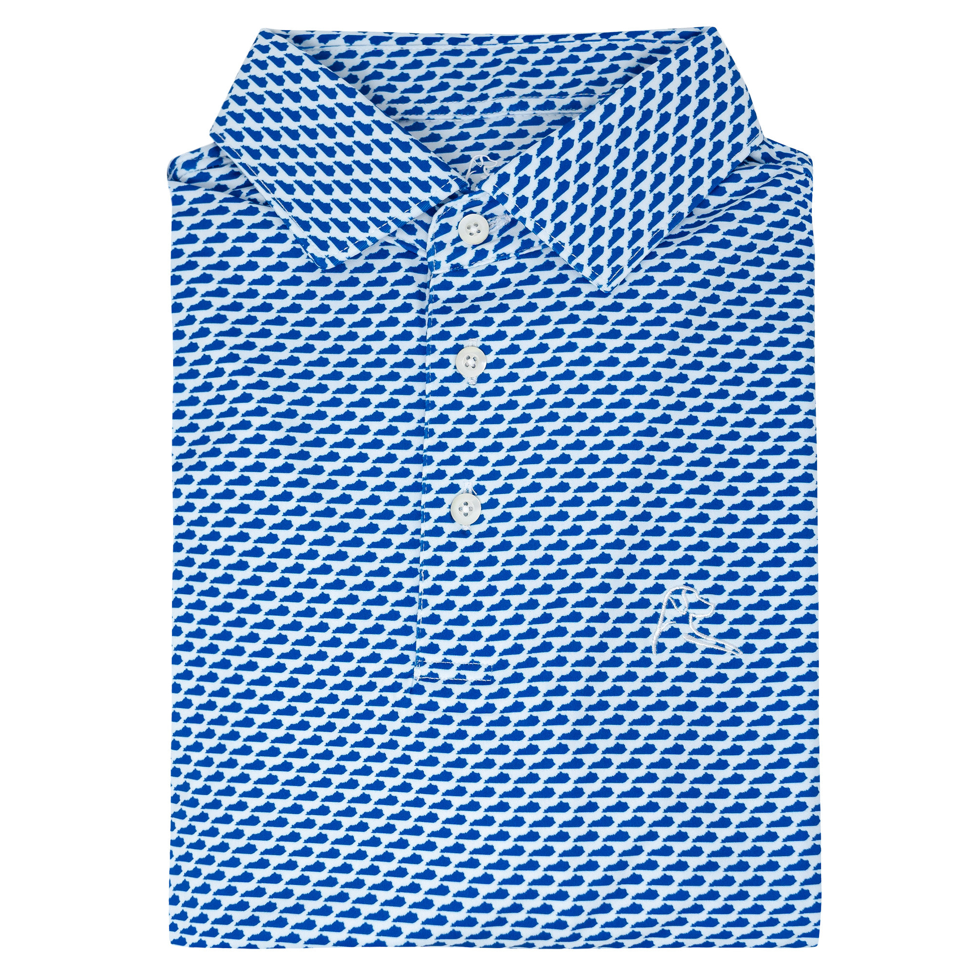 The Bluegrass | Performance Polo | The Bluegrass - Cobalt Blue/White