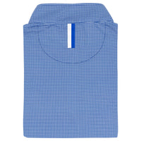Dogstooth Houndstooth Performance Q-Zip | The Dogstooth Houndstooth - Ocean Blue/White
