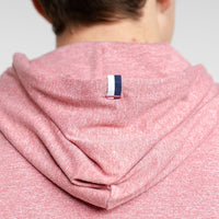 Hesi Performance Hoodie | Heather - Red Card Red/White