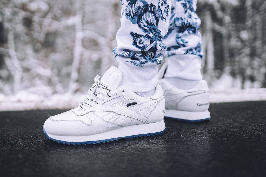 reebok classic leather white on feet 