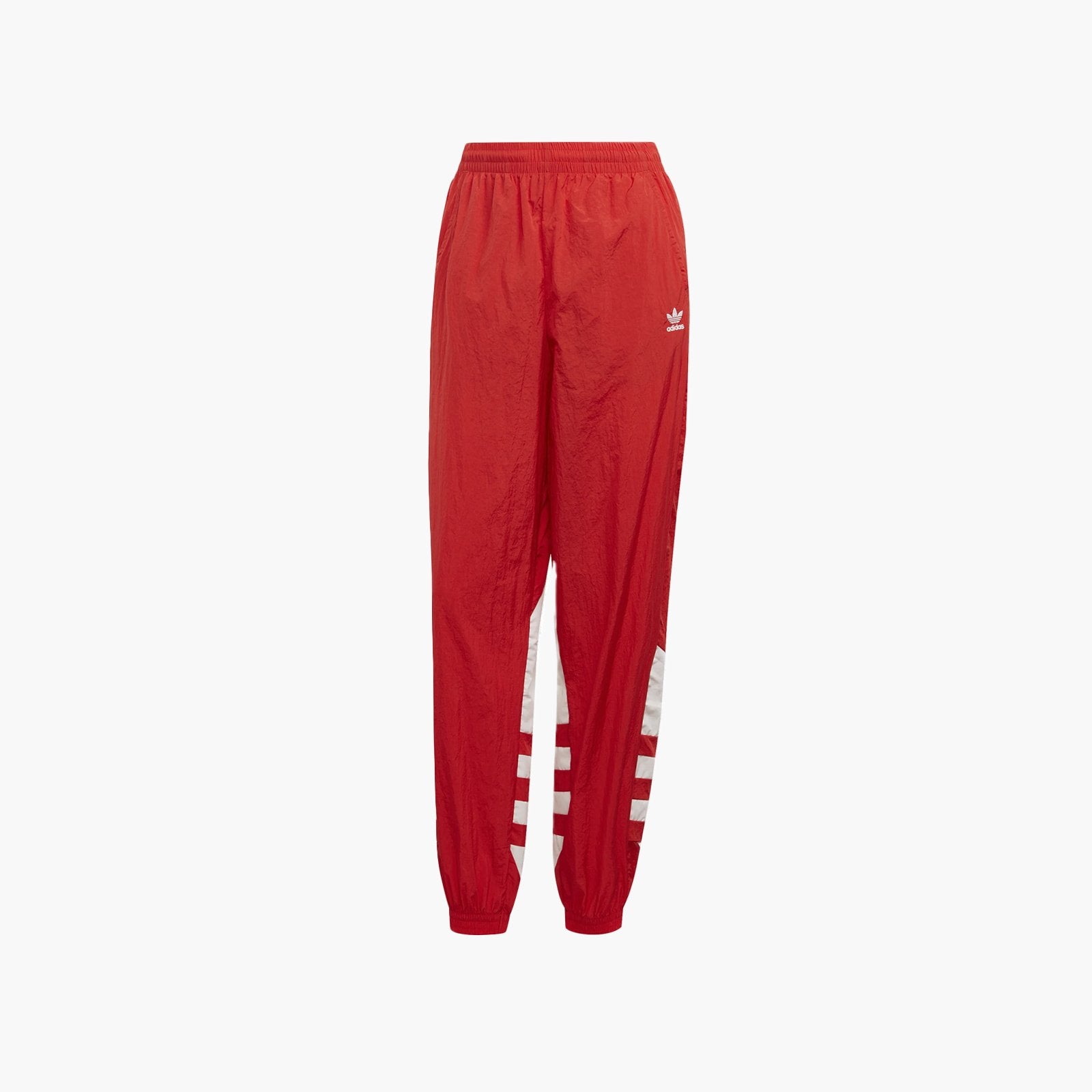 adidas red track pants womens