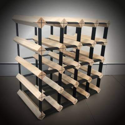 20 Bottle Timber Wine Rack