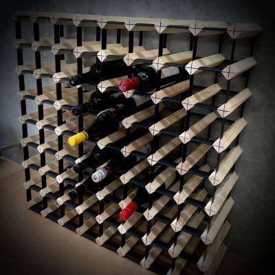 72 Bottle Timber Wine Rack