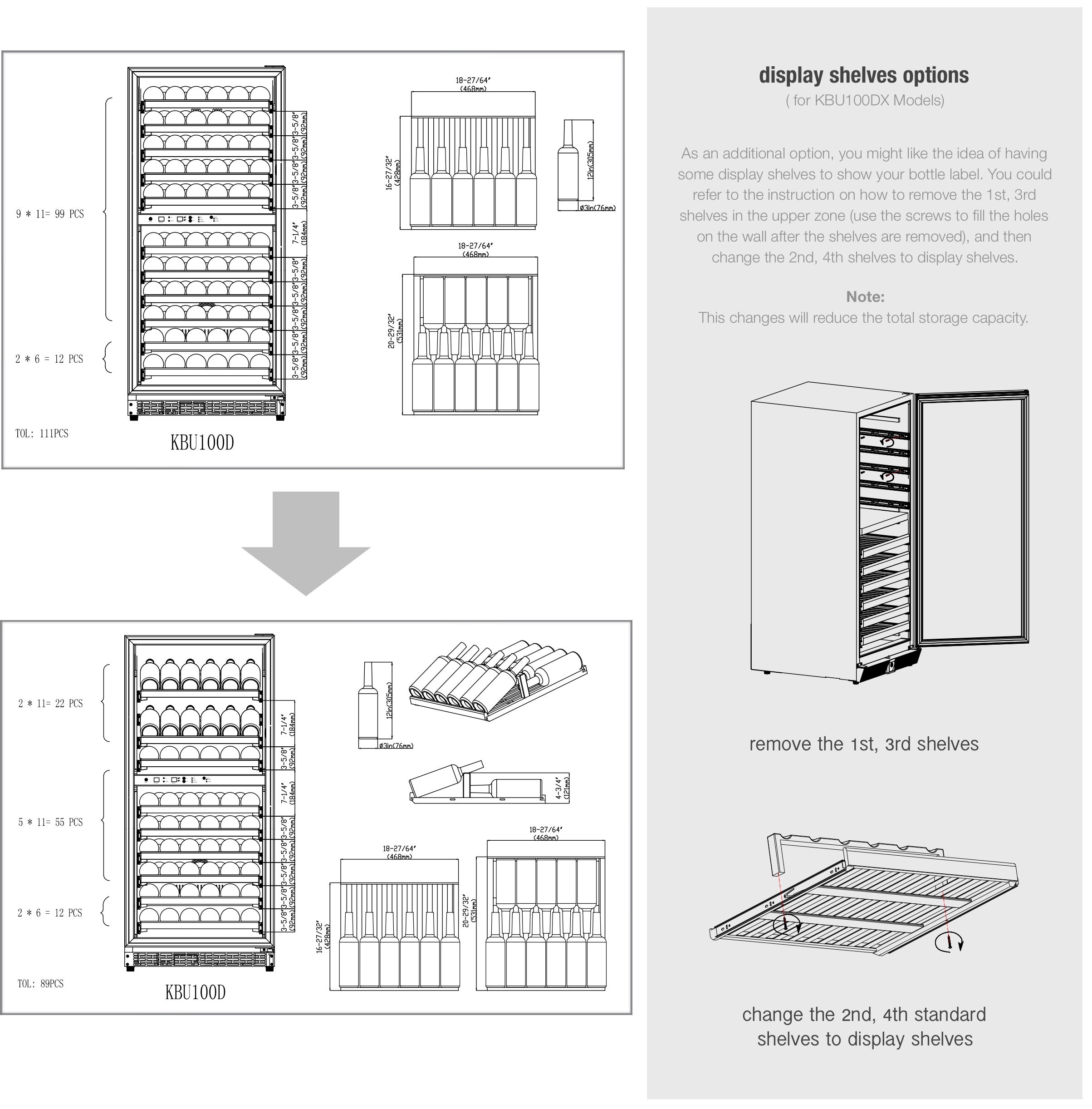 BOTTLE STORAGE | KNU100D