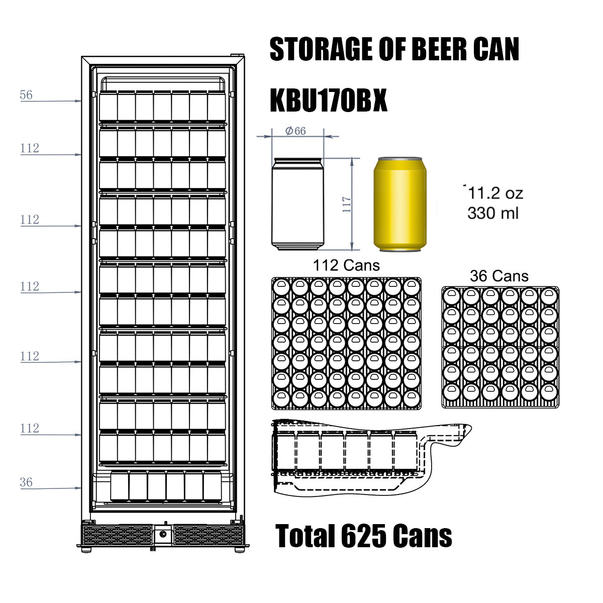 KBU170B Storage of Beer Can