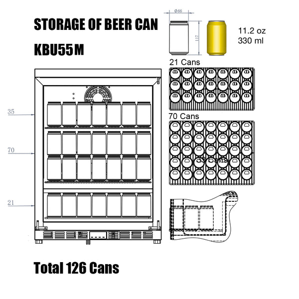 KBU50M Storage of Beer Can