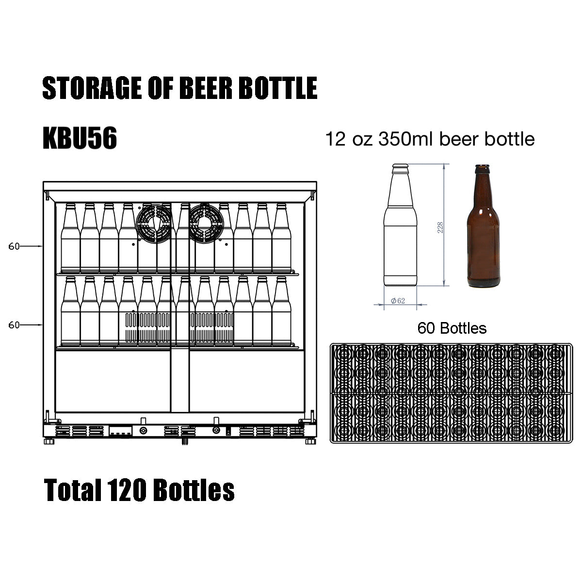 KBU56 Storage of Beer Bottle