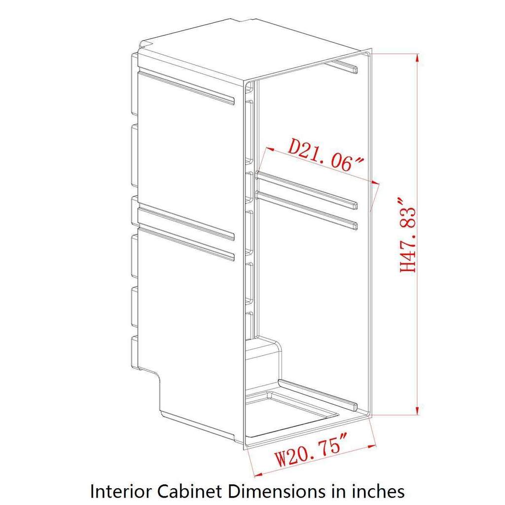 KBU100 Interior Dimensions