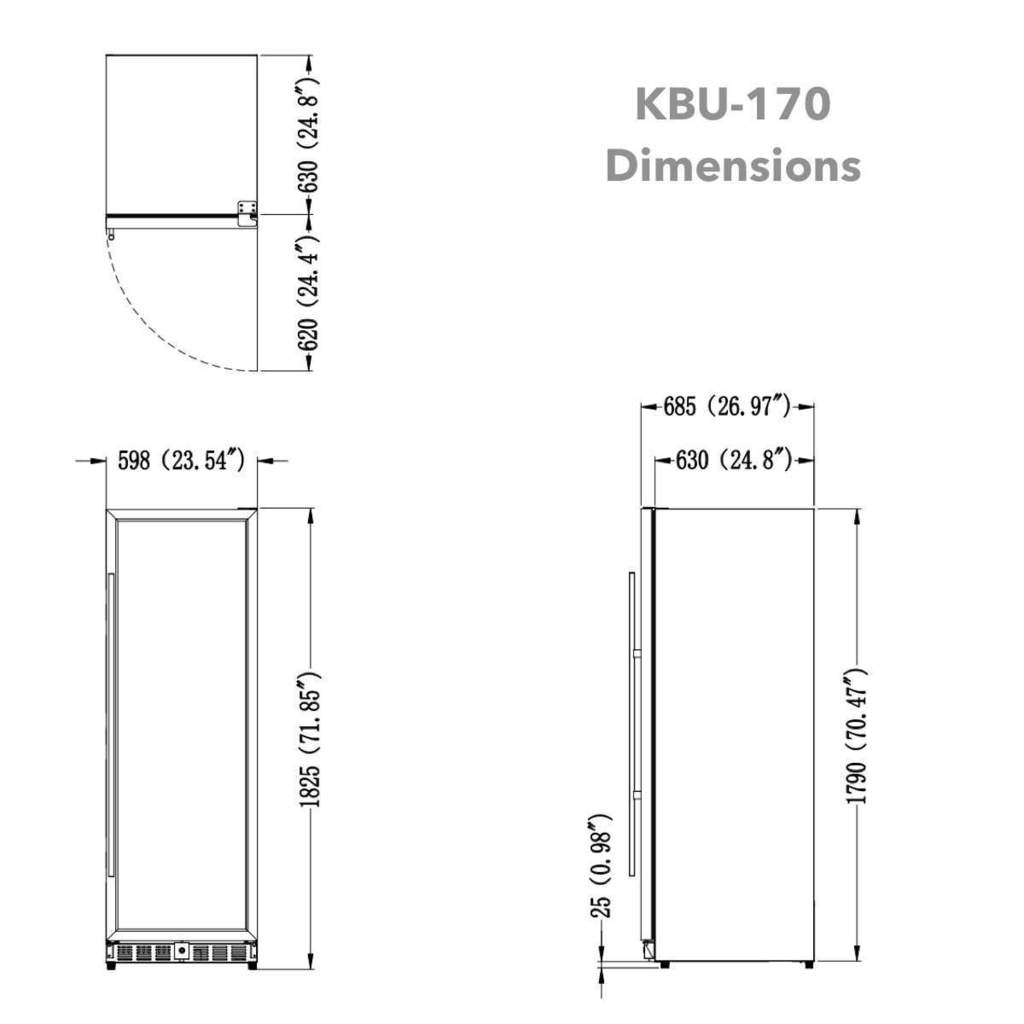 KBU170 Dimensions