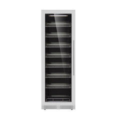 Kings Bottle - 72 Tall Beer And Wine Refrigerator Combo With Glass Door  with Stainless Steel Trim - LIENDE