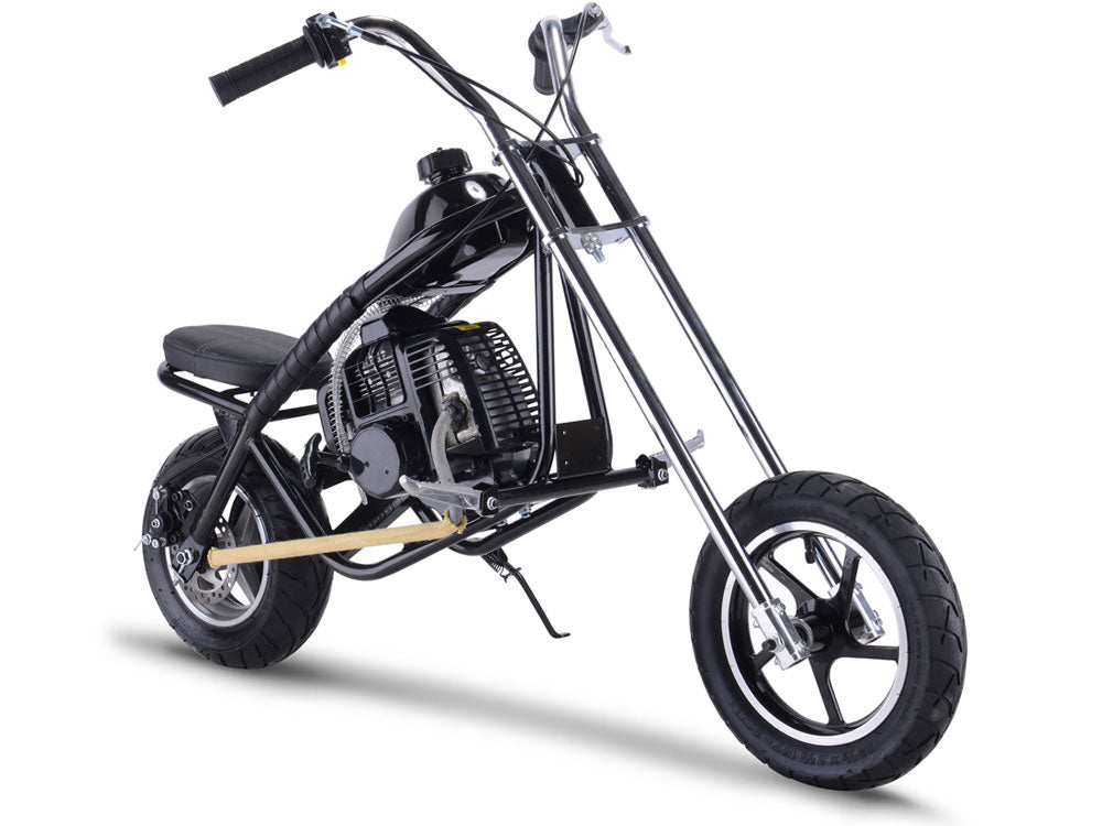 mototec gas mini chopper 49cc black