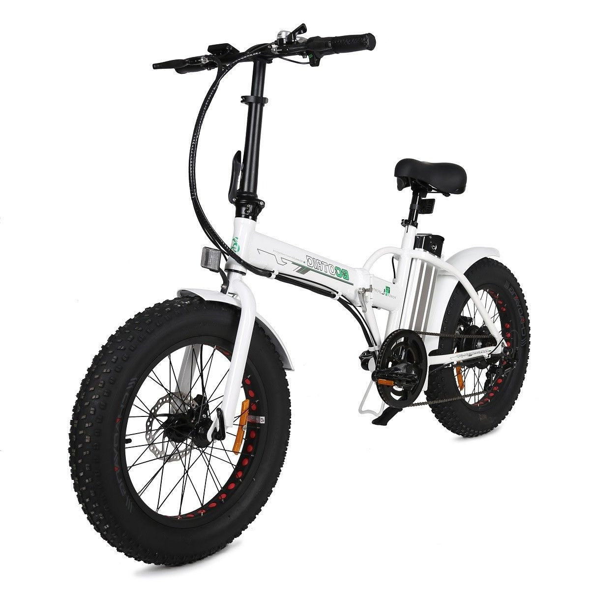 Ecotric 36V 500W Fat Tire Folding Electric Bike