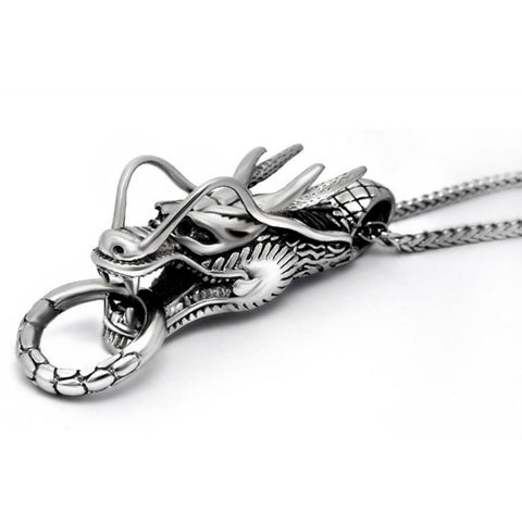 Dragon Pendant Stainless Steel Necklace – OutletFitters