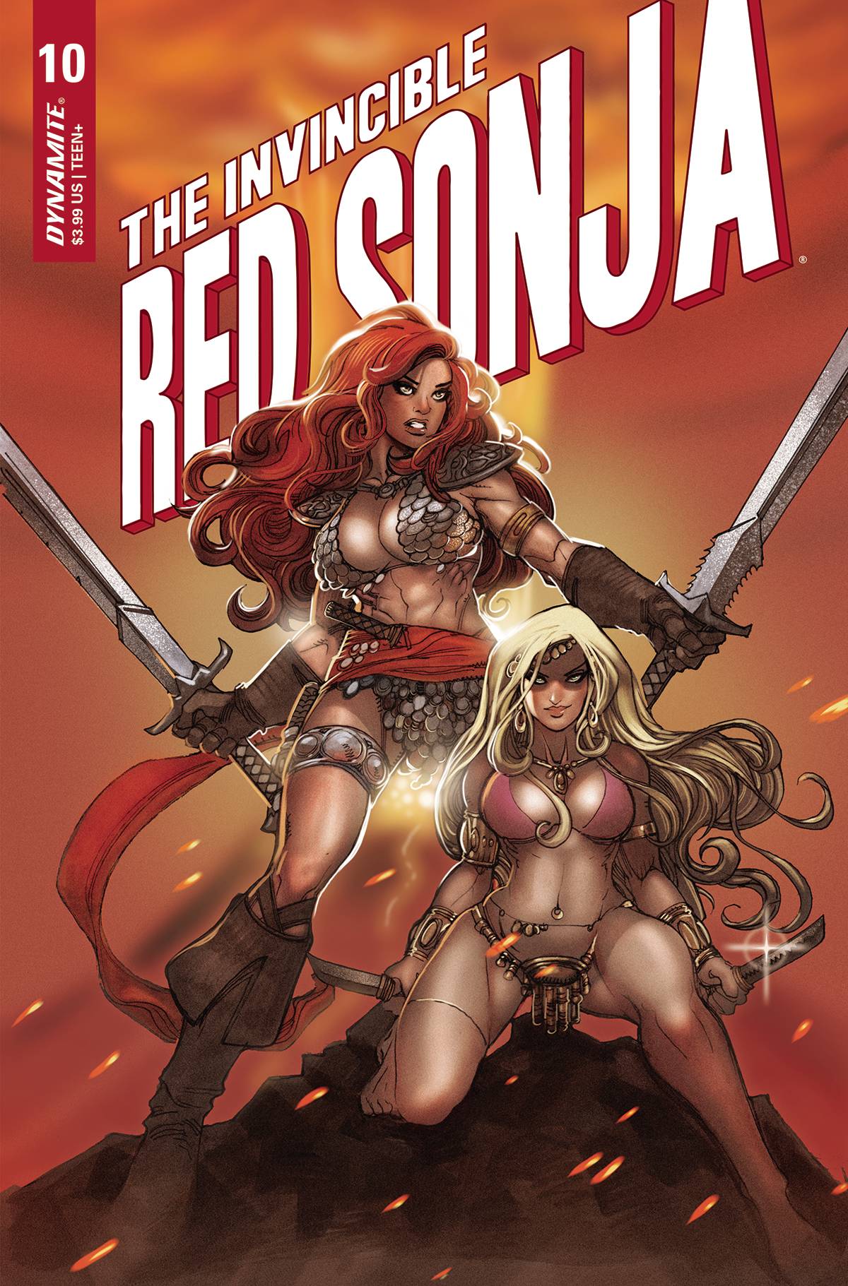 INVINCIBLE RED SONJA #10 CVR N FOC MORITAT ORIGINAL