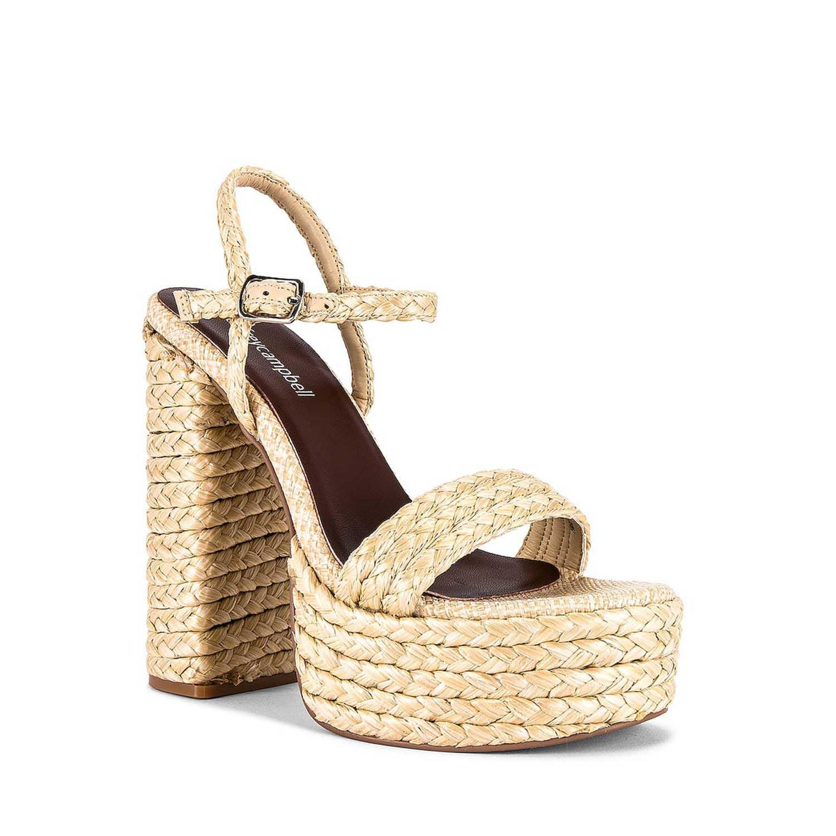 JEFFREY CAMPBELL YACHTY PLATFORM SANDAL NATURAL – Como Store