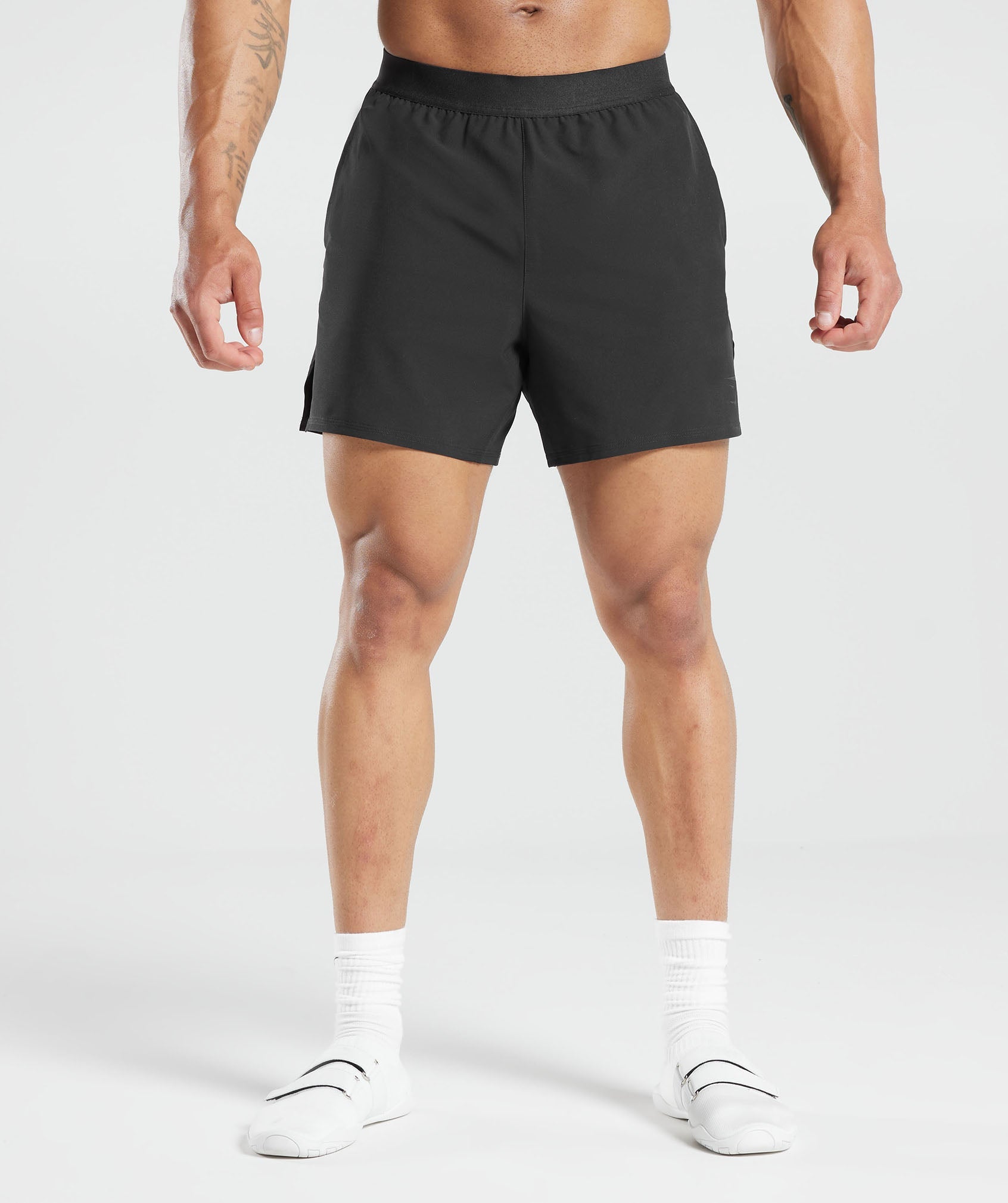 Gymshark Apex 7 Hybrid Shorts - Light Grey