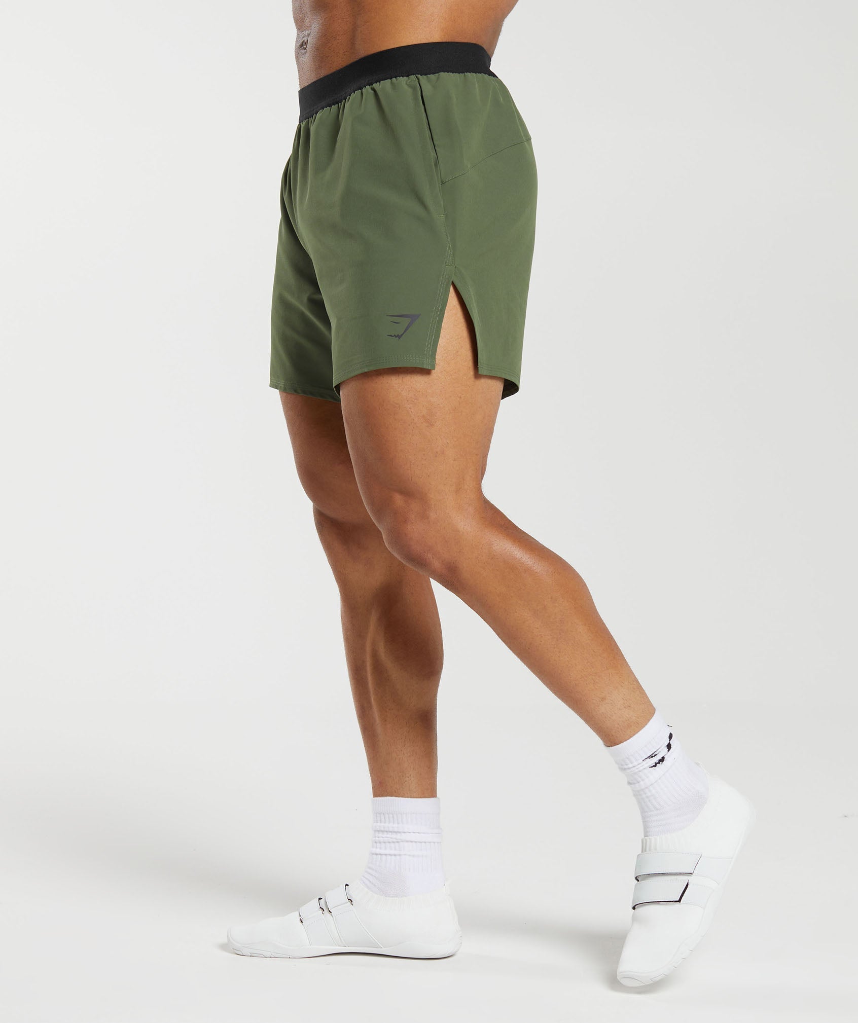 315 Woven Short in Core Olive - view 3