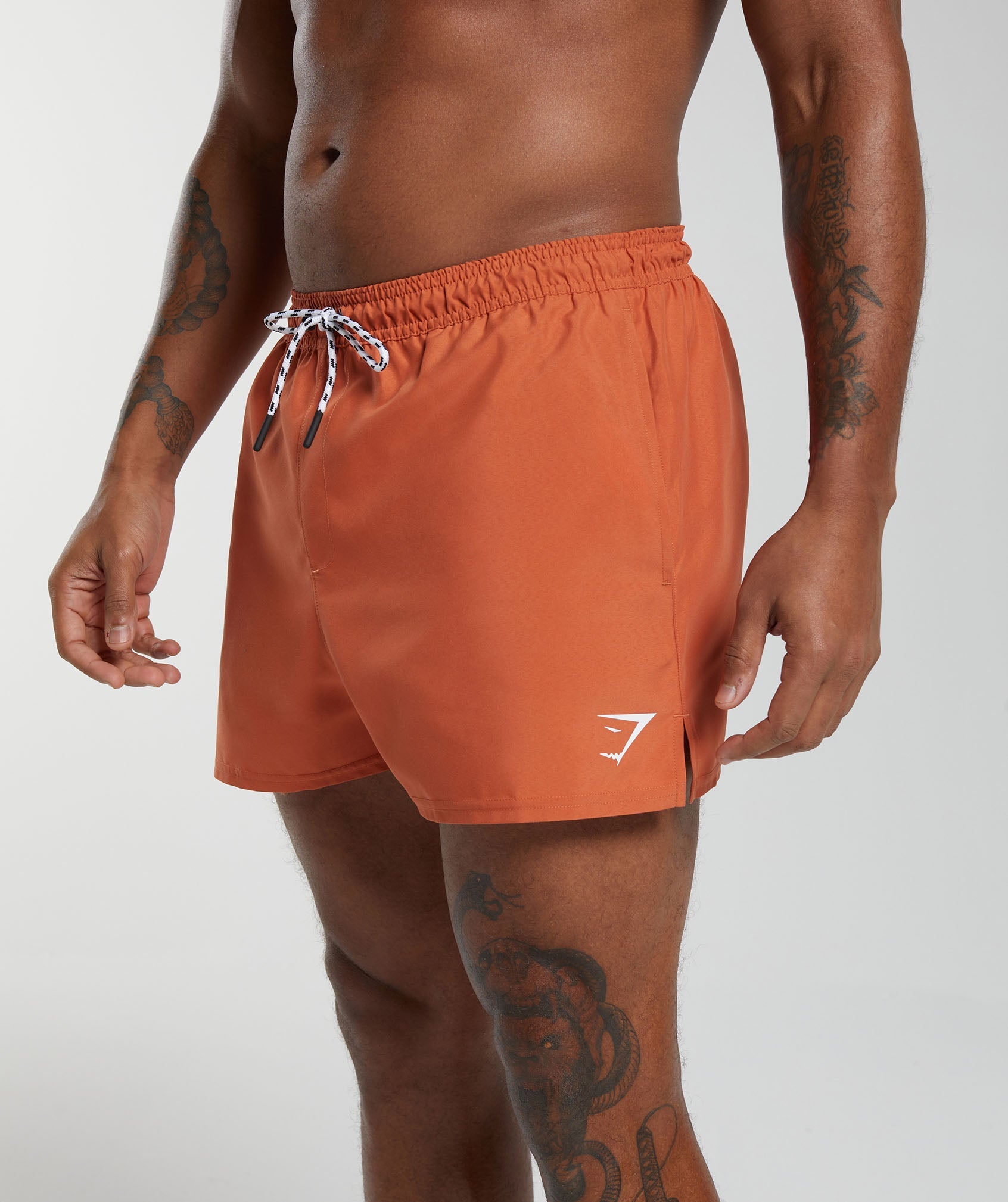3" Swim Shorts in Muted Orange - view 6