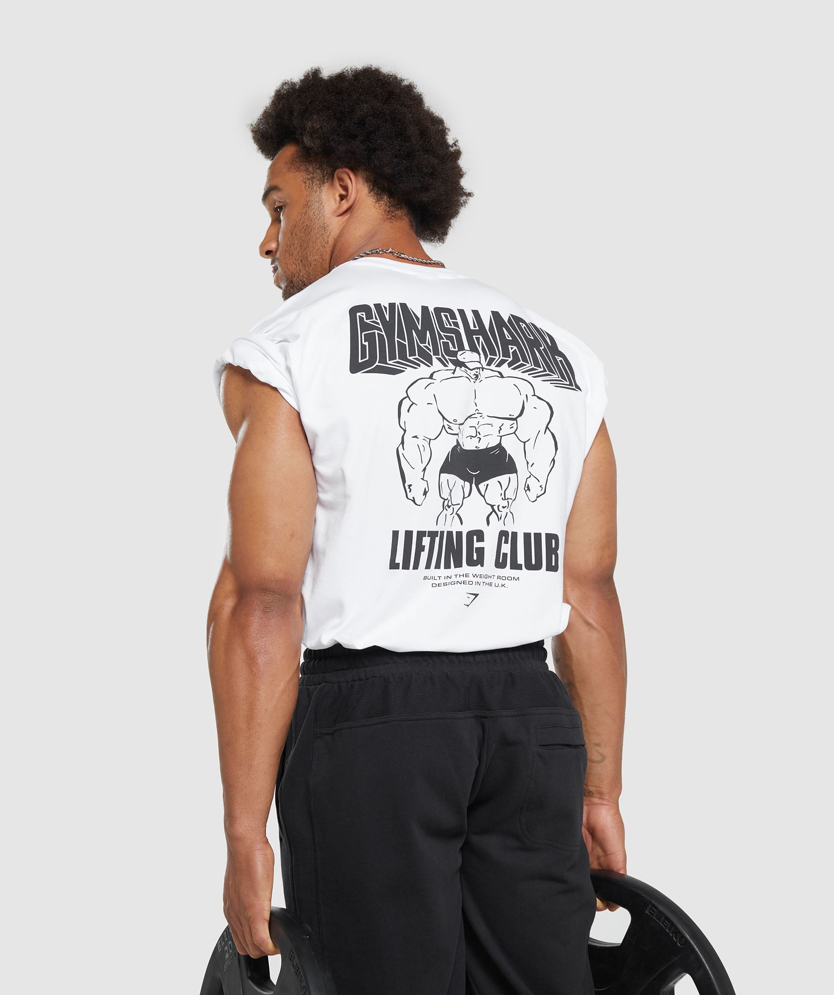 Cartoon Lifting T-Shirt in White - view 6