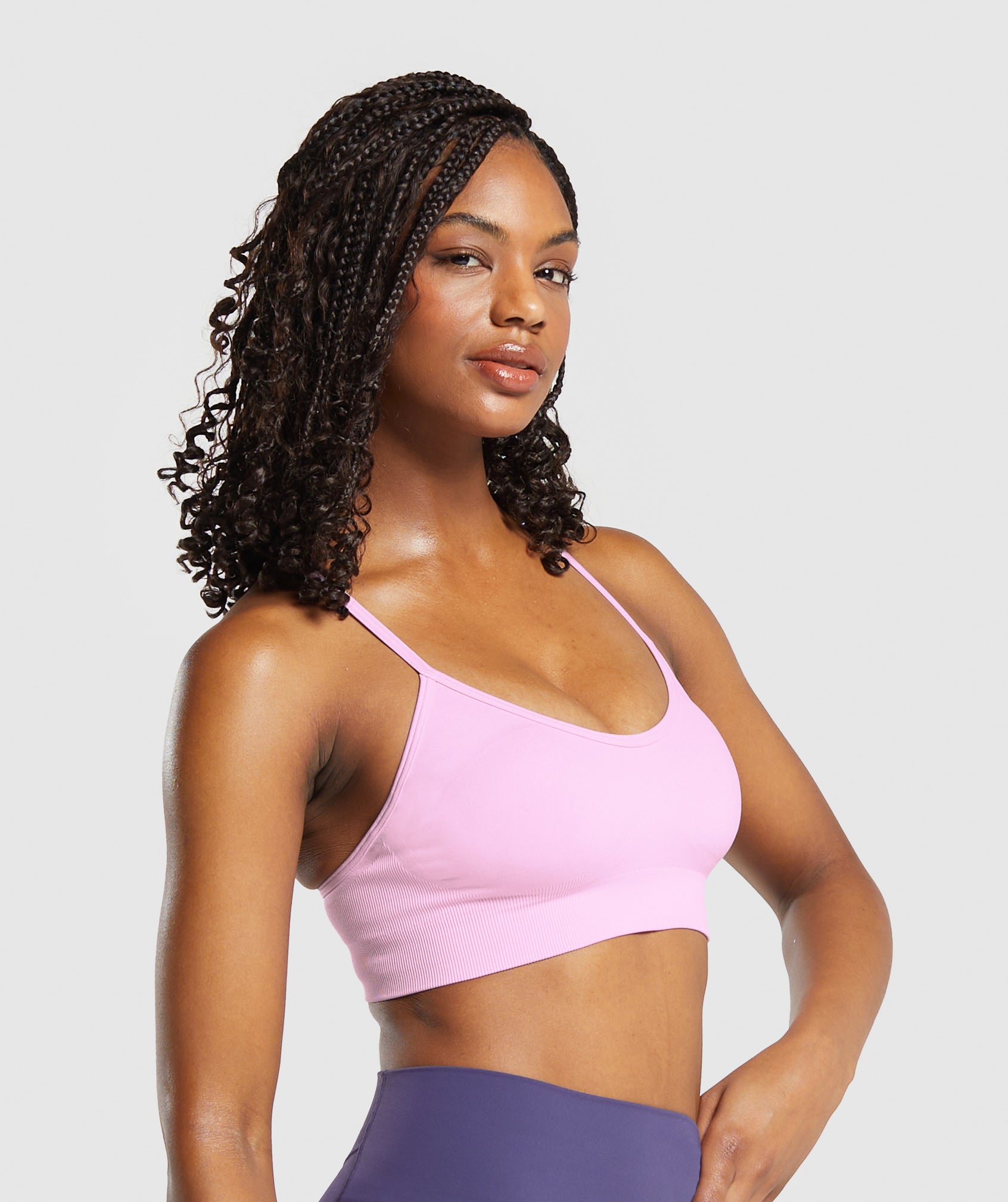 GS x Anna Sports Bra in Lilac Pink - view 3
