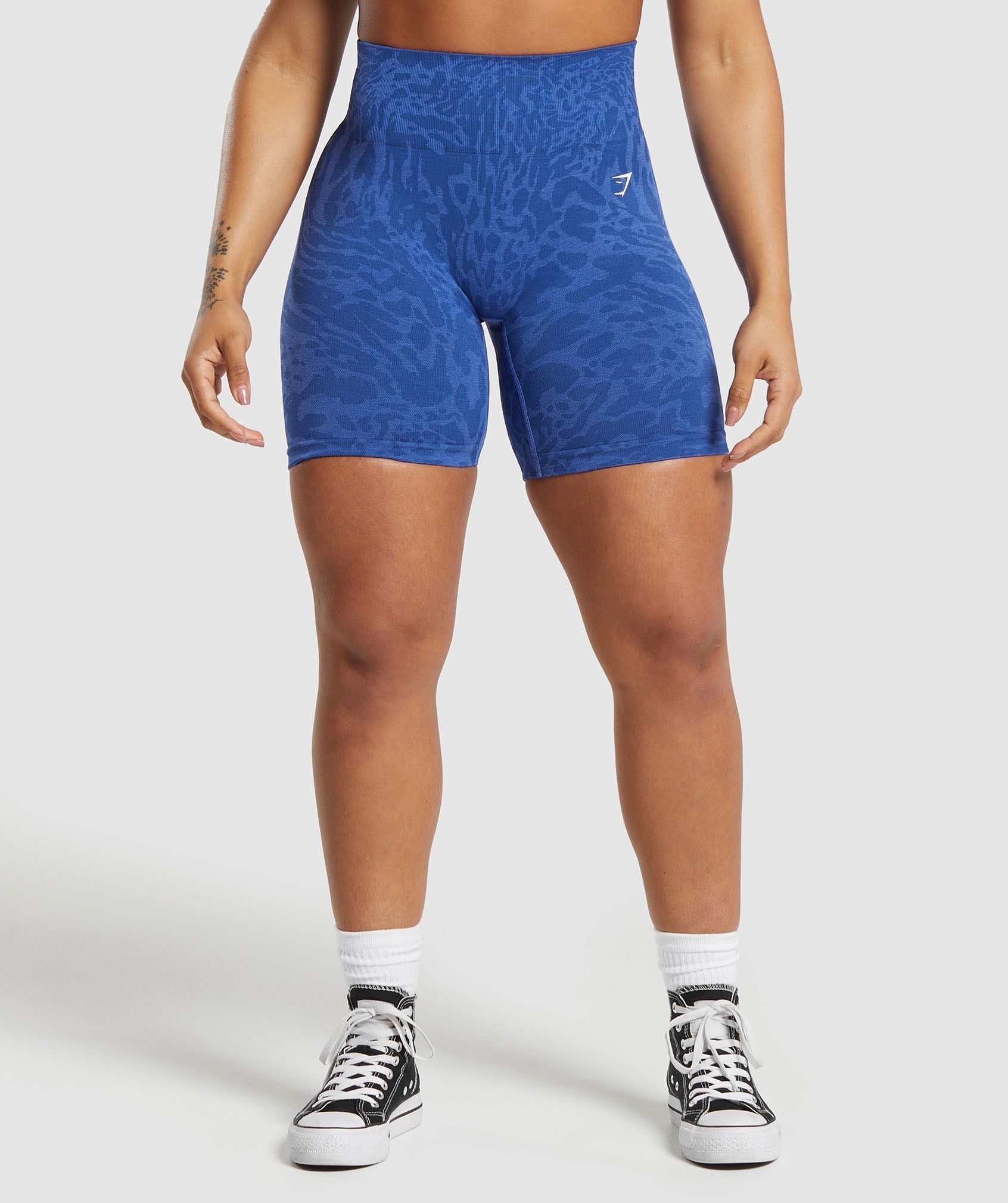 Adapt Safari Tight Shorts in Wave Blue/Iris Blue