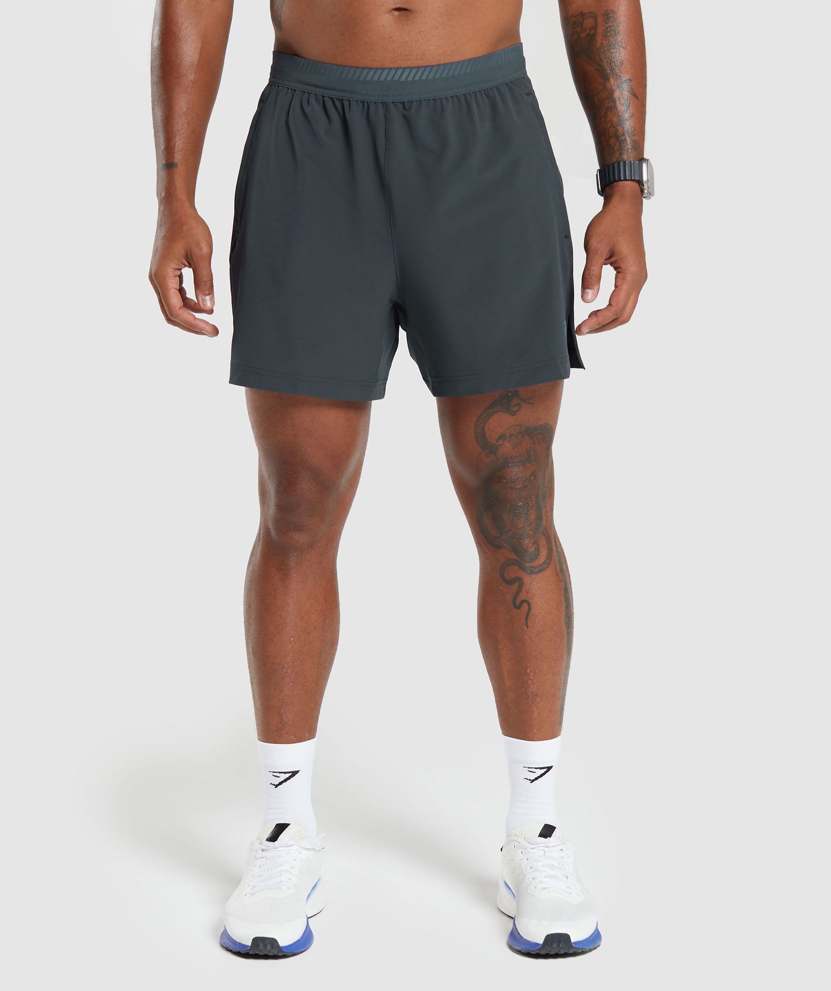 Gymshark Apex 5 Hybrid Shorts - Plum Brown