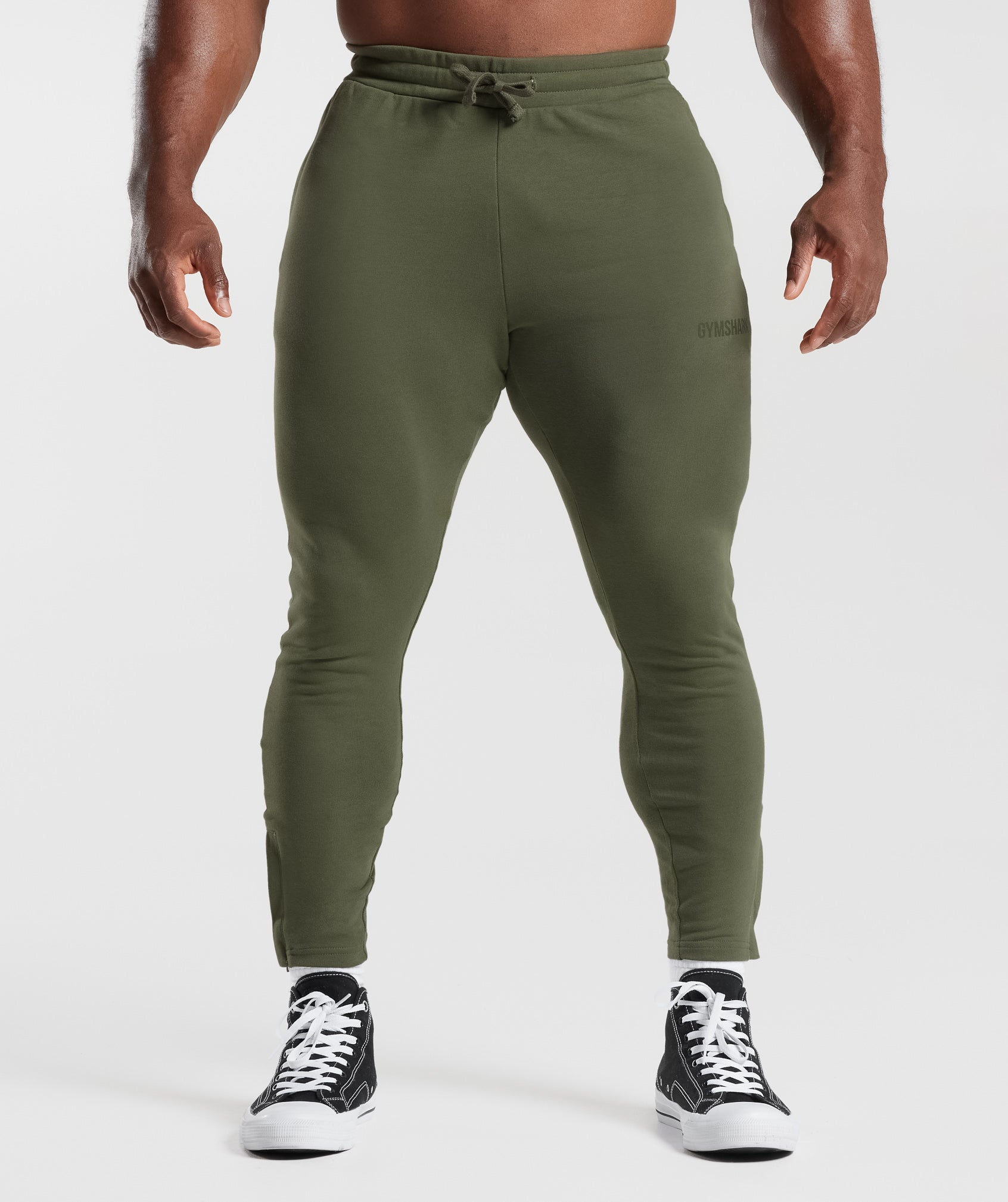 Gymshark Crest Joggers - Core Olive