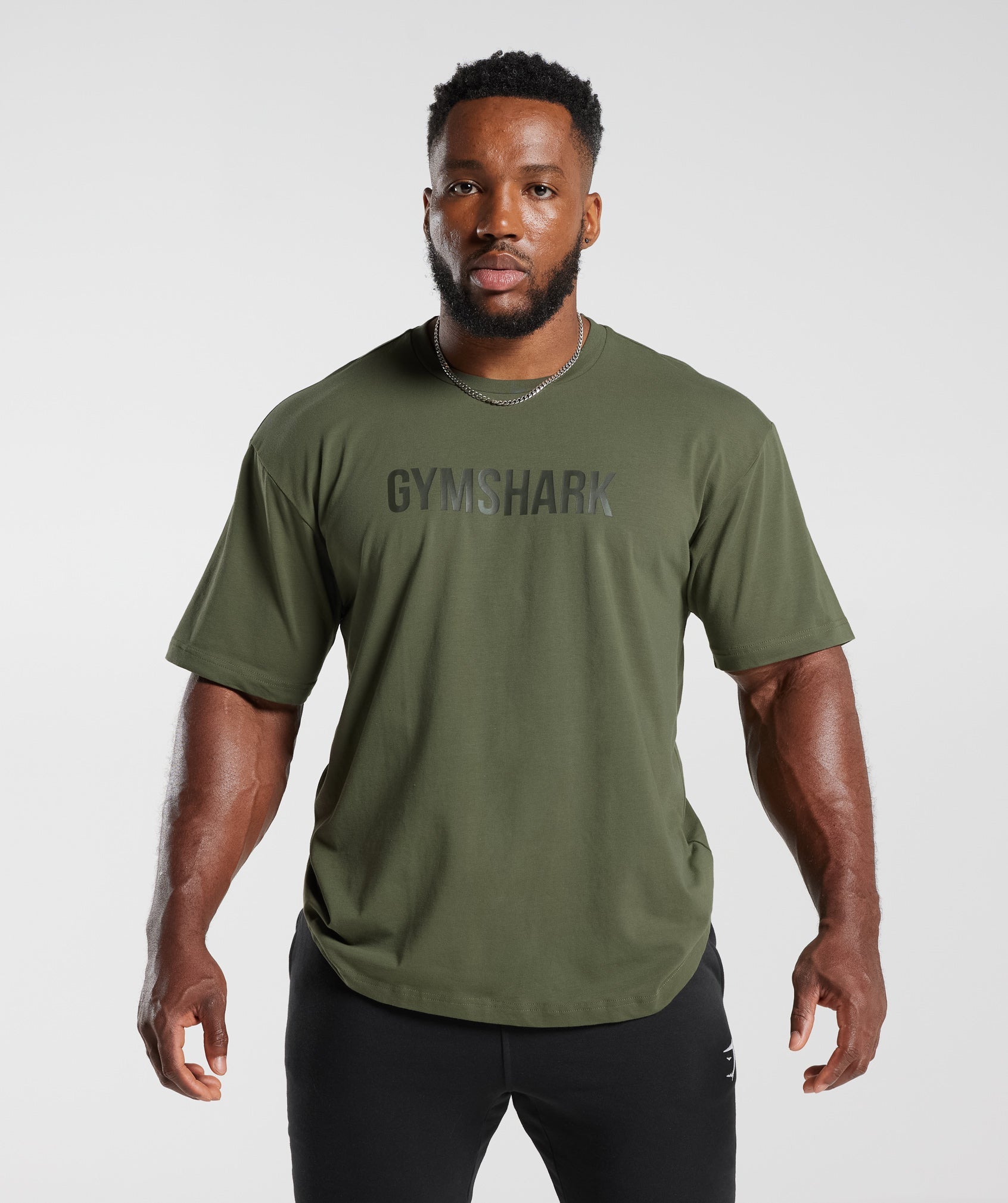Gymshark Essential Oversized T-Shirt - Charcoal Grey Homme