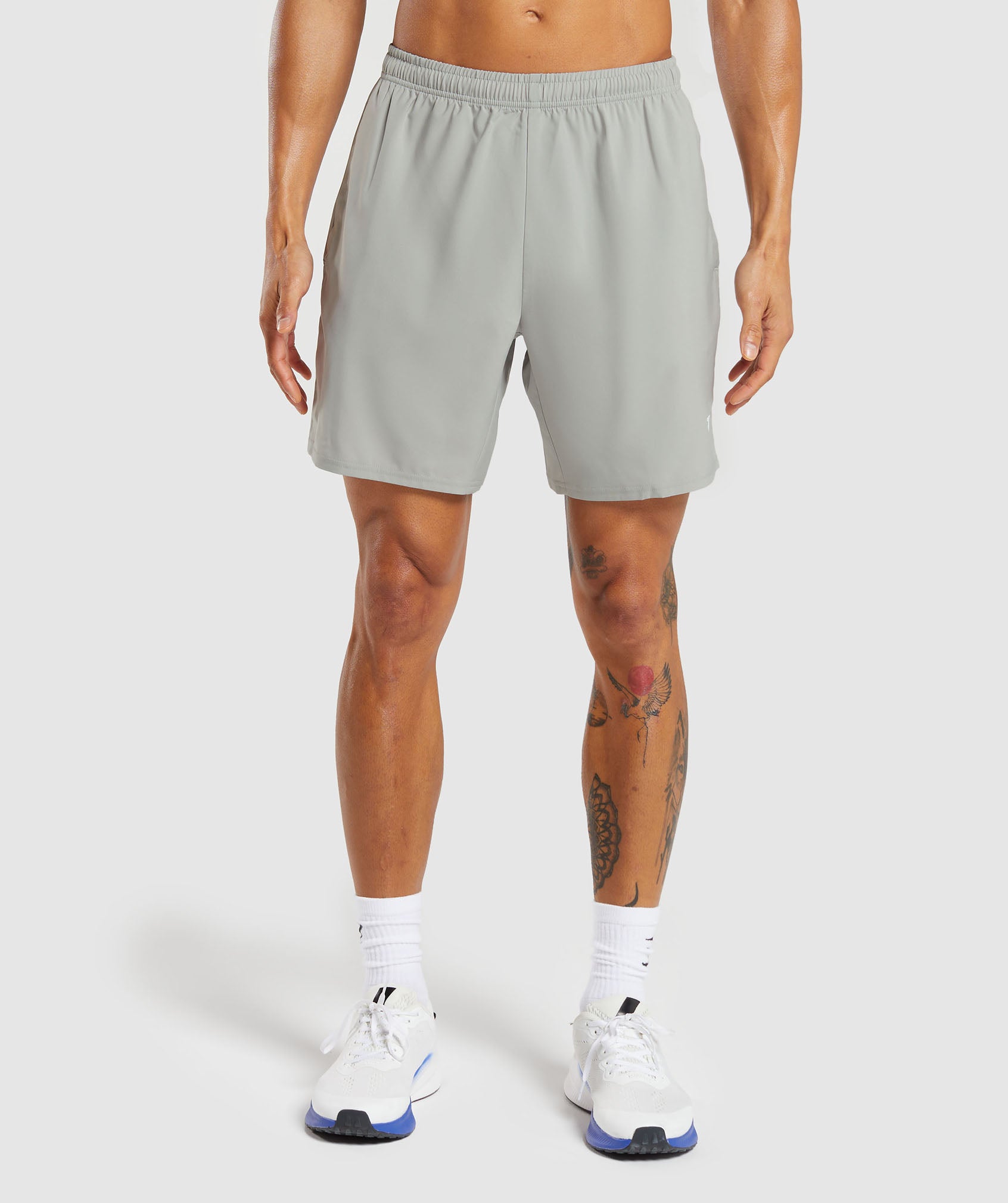 Arrival 7" Shorts in Stone Grey - view 1