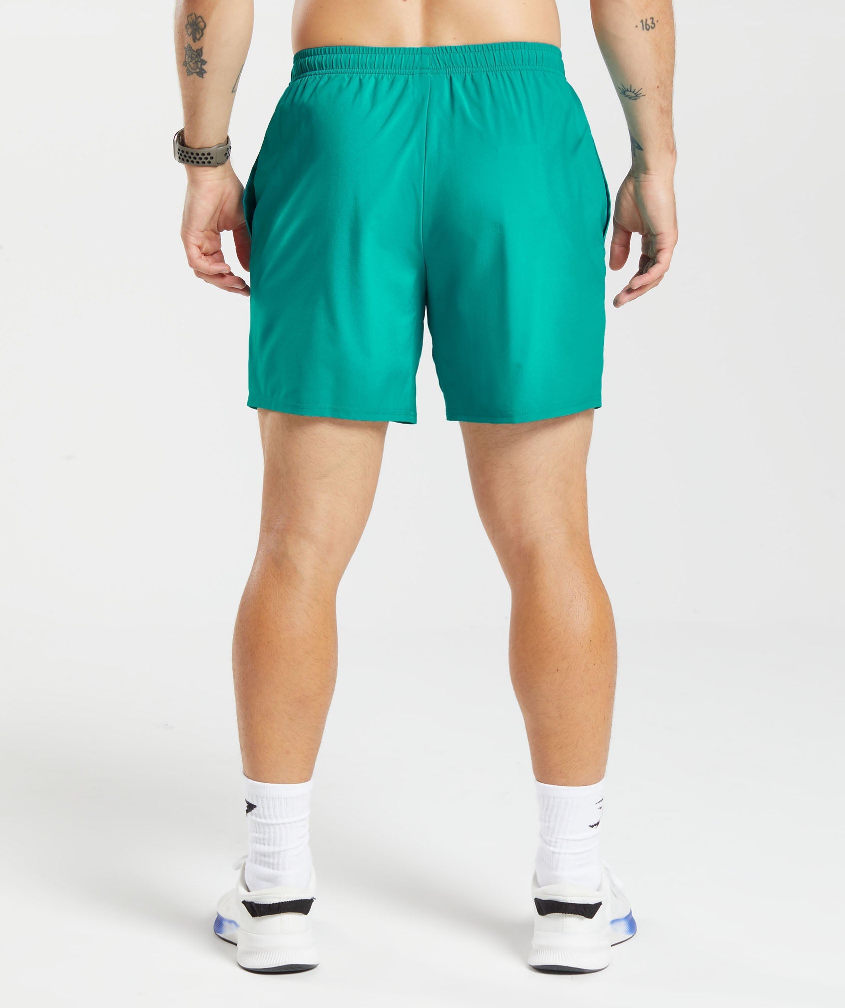 Arrival 7" Shorts in Seafoam Blue - view 2