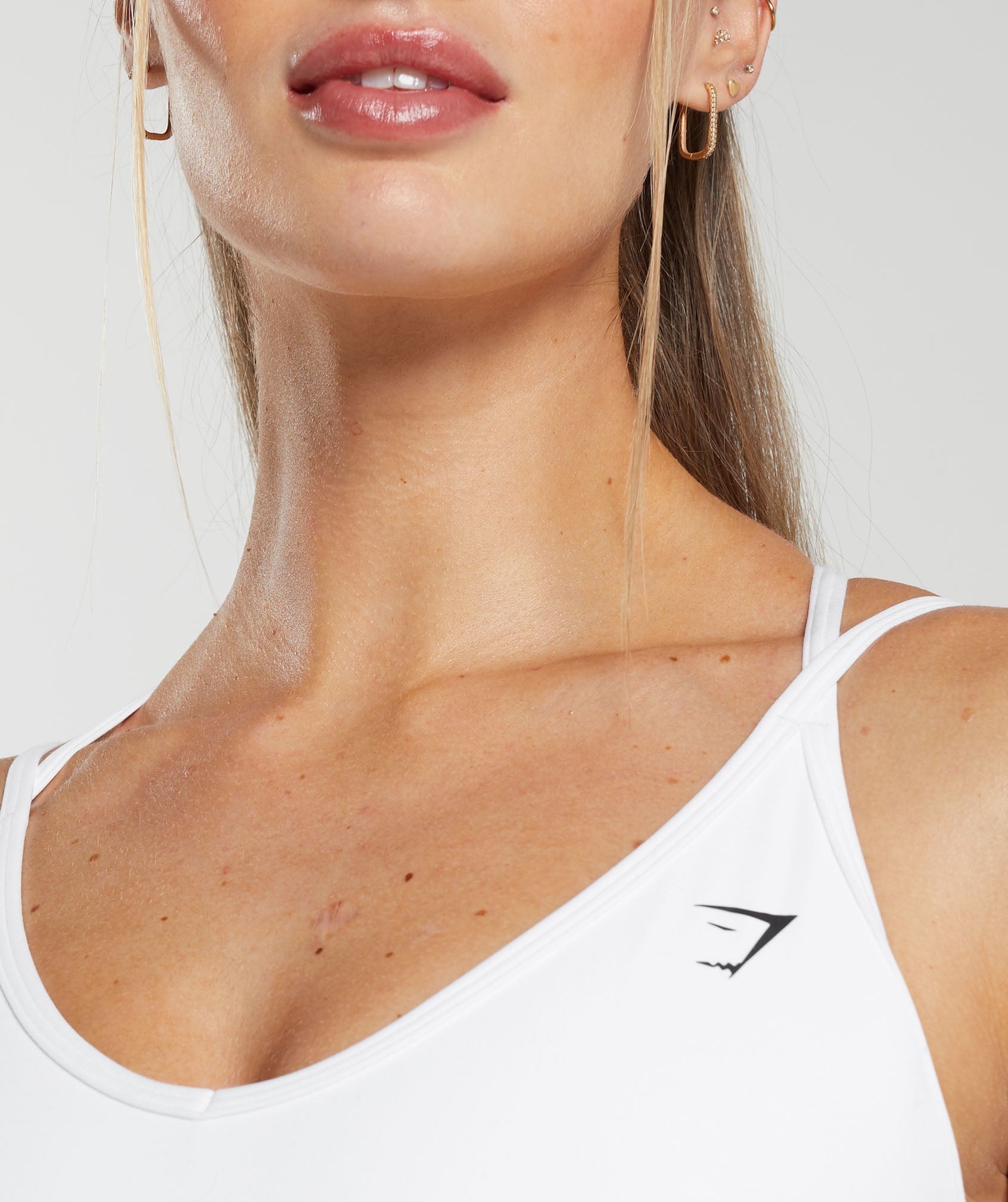 Back Gains Sports Bra in White - view 5