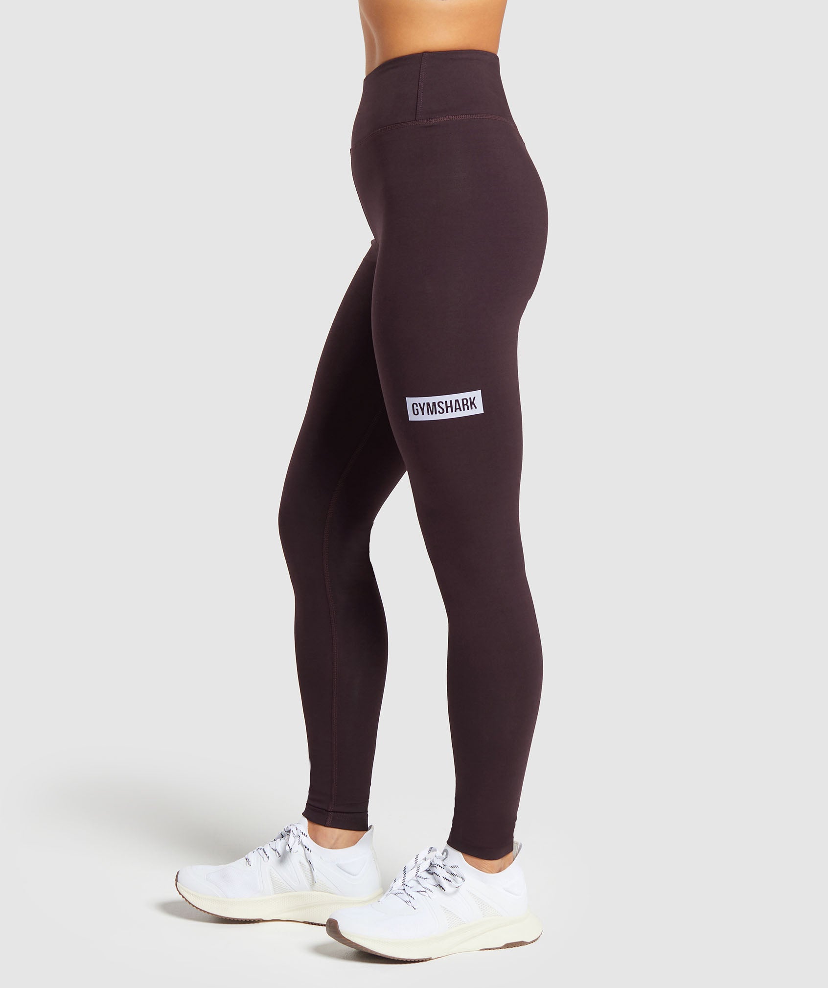 Gymshark Block Leggings - Plum Brown