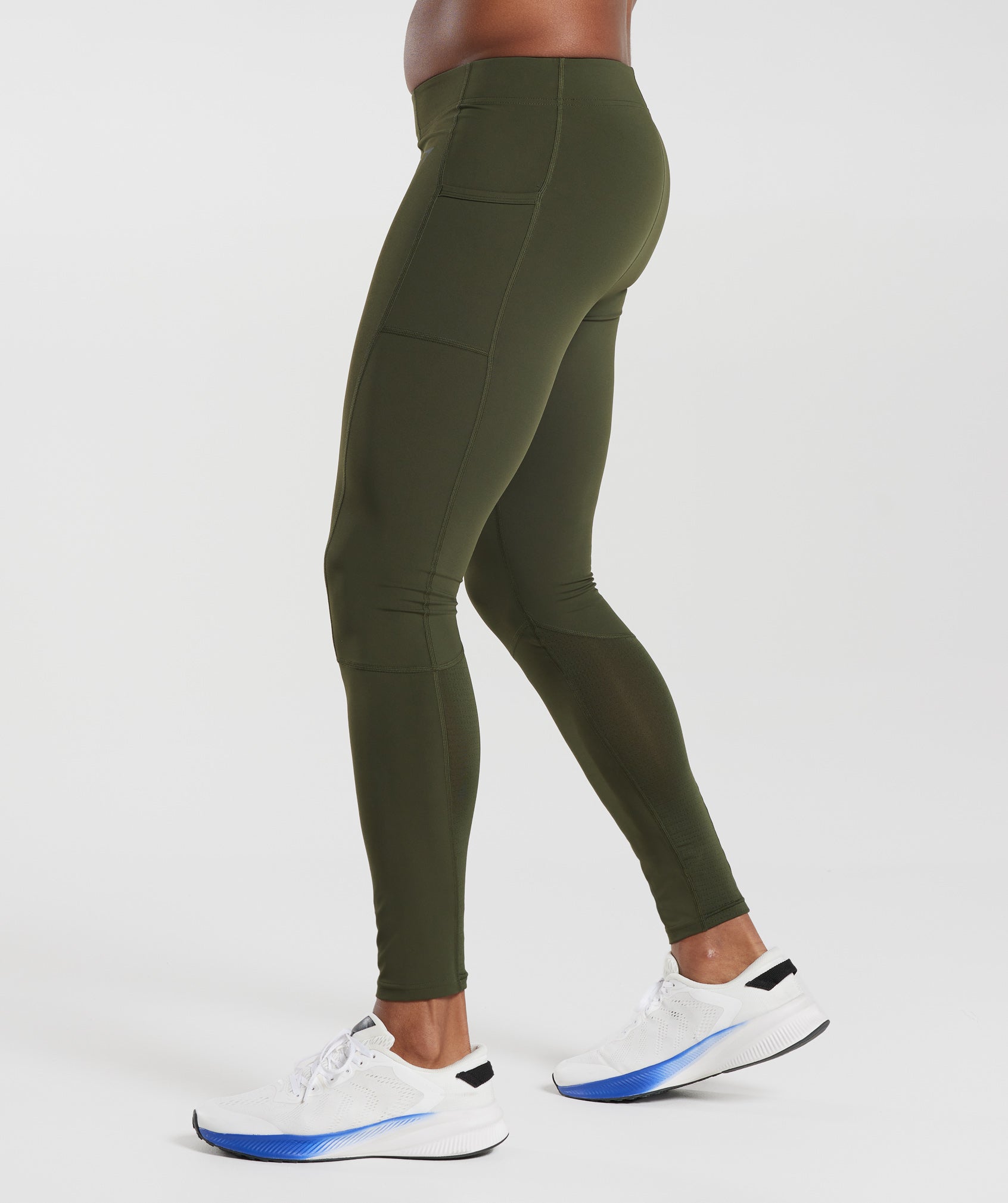 Control Baselayer Leggings in Winter Olive - view 3