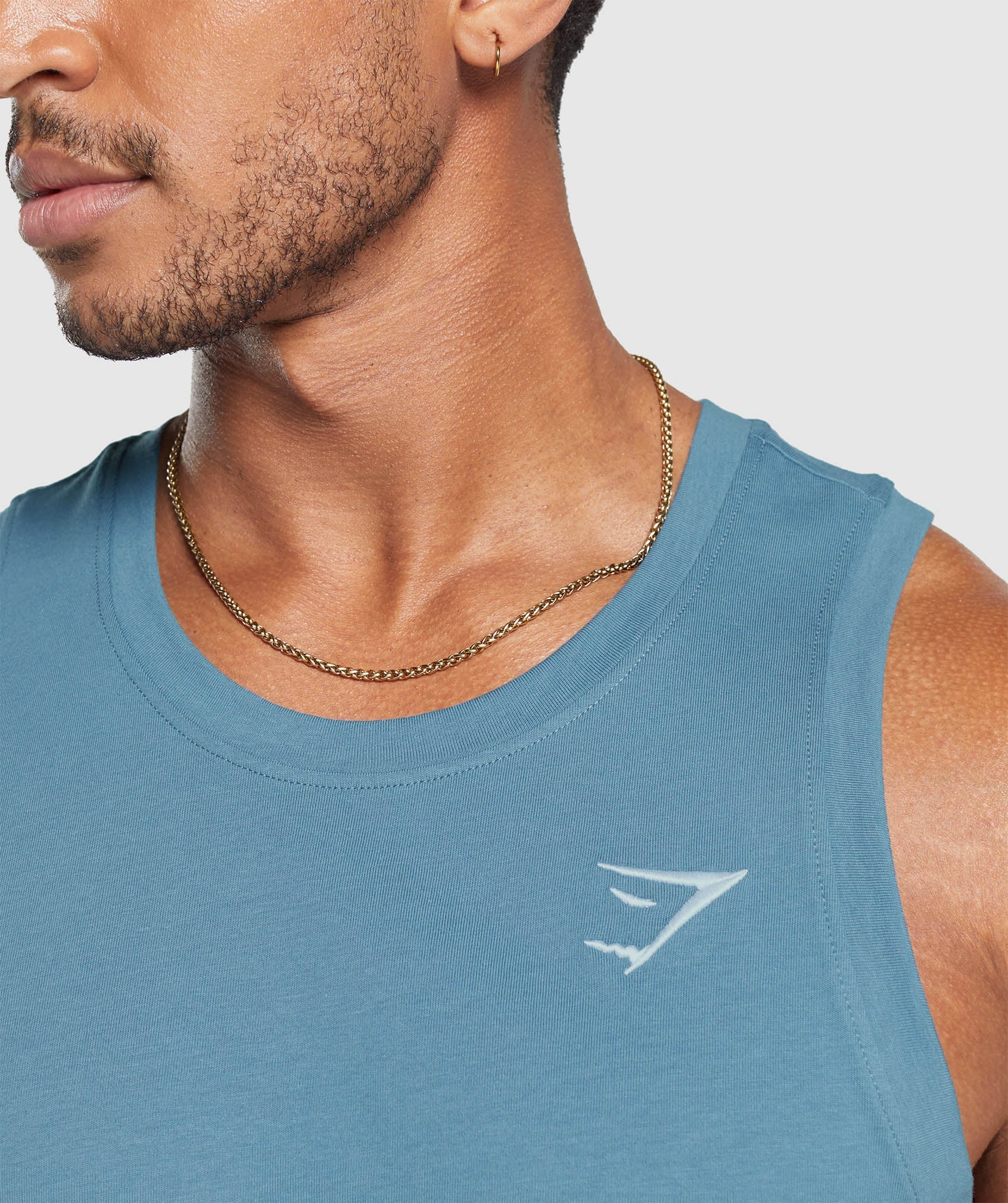 Crest Tank in Faded Blue - view 5